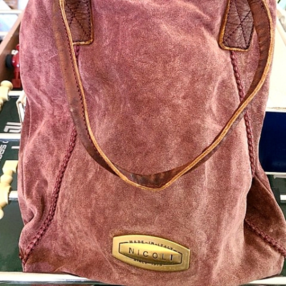 Nicoli genuine leather tote bag